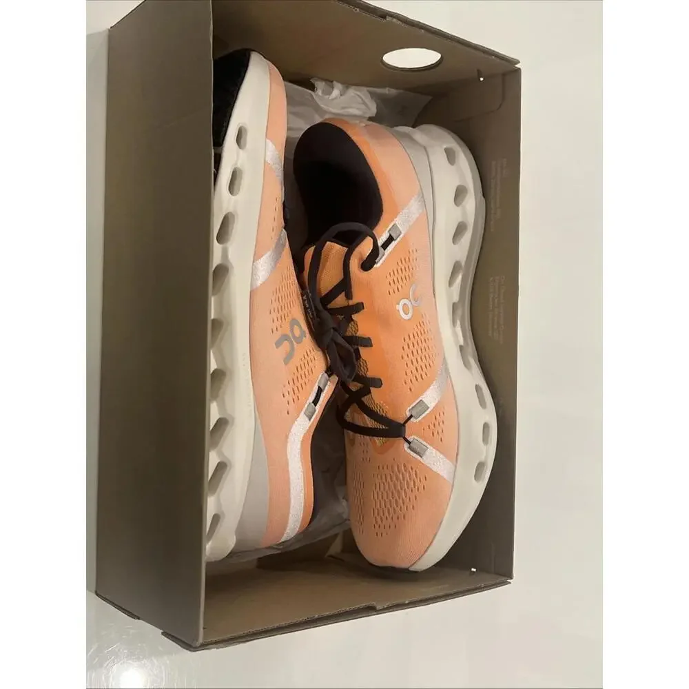 On Cloudsurfer 2 3MF10123126 Sneaker Mens 8 Tangerine Ivory Running Shoes 11.5